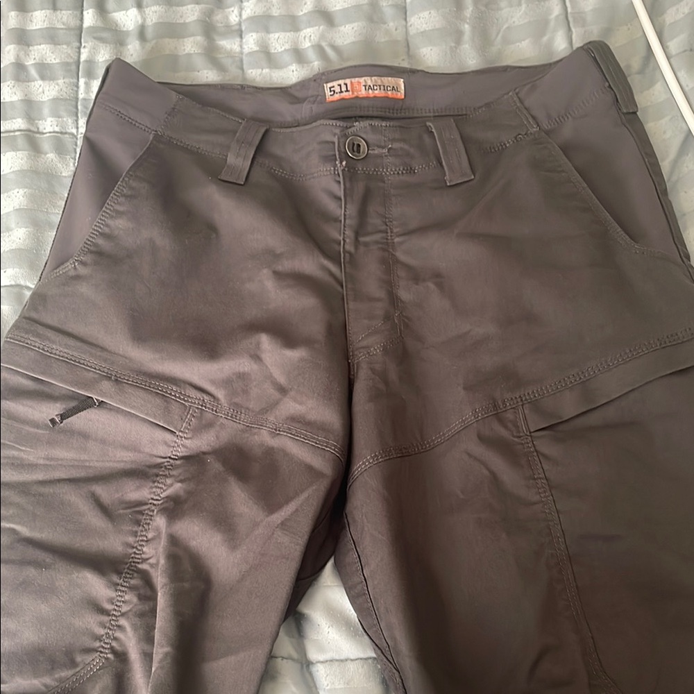 5.11 Tactical Gray Cargo Pants Durable Outdoor Wear